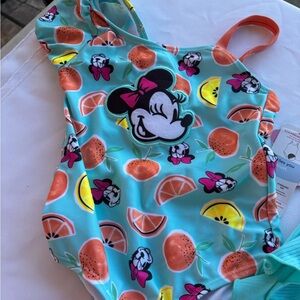 Disney Minnie Mouse Kids Swimwear - Blue and Orange 2 pc set